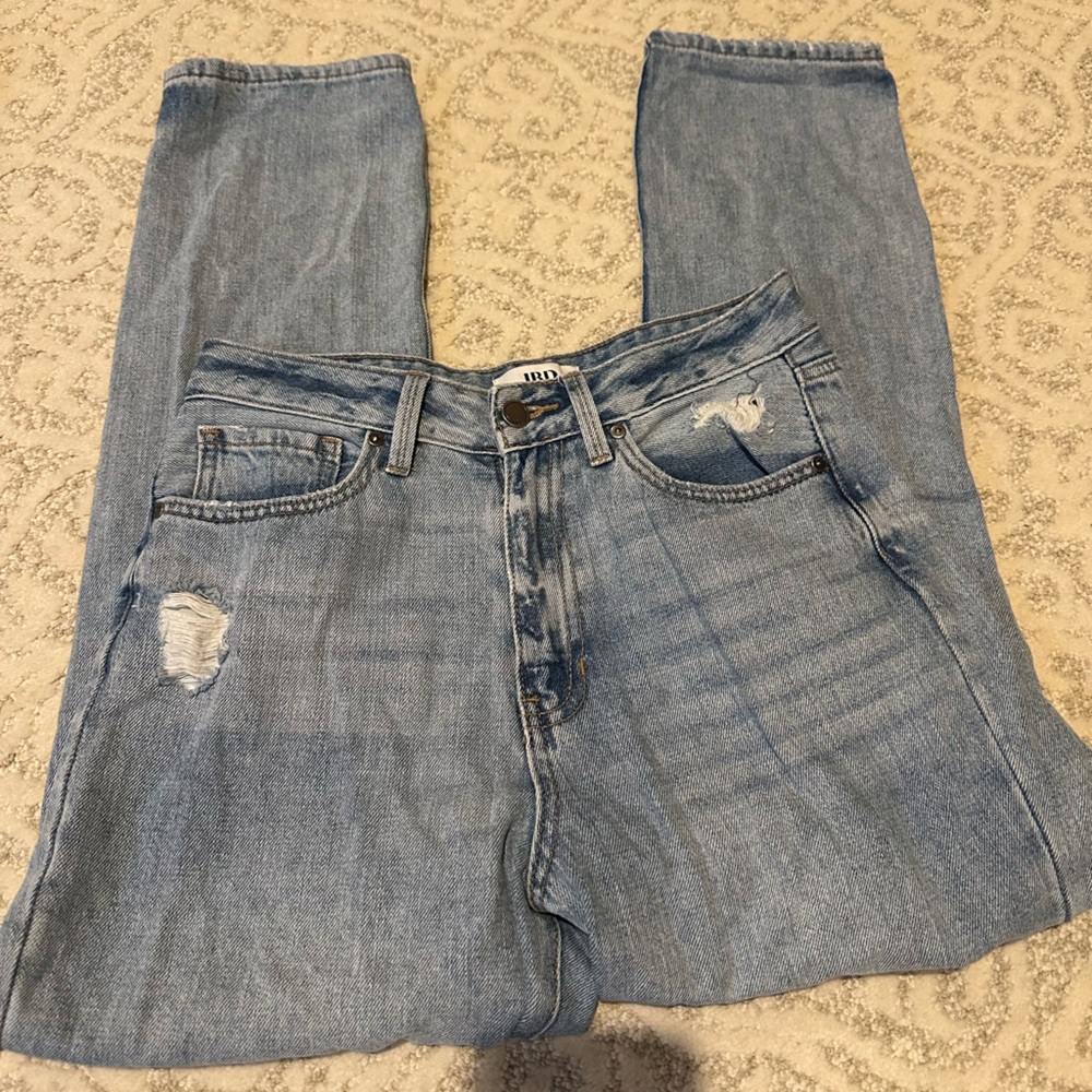 Just Black Light Blue Straight Leg Jeans